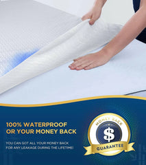 Premium Waterproof Mattress Cover For Double Bed Terry Cotton Stuff