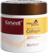 Karseell Collagen Hair Treatment Deep Repair Conditioning Argan Oil Collagen Hair Mask Essence for Dry Damaged Hair All Hair Types 16.90 oz 500ml