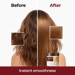 Karseell Collagen Hair Treatment Deep Repair Conditioning Argan Oil Collagen Hair Mask Essence for Dry Damaged Hair All Hair Types 16.90 oz 500ml