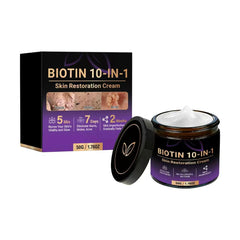 BIOTIN 10-IN-1 Skin Restoration Cream |  كريم البيوتين 10 في 1 لترميم البشرة