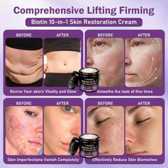 BIOTIN 10-IN-1 Skin Restoration Cream |  كريم البيوتين 10 في 1 لترميم البشرة